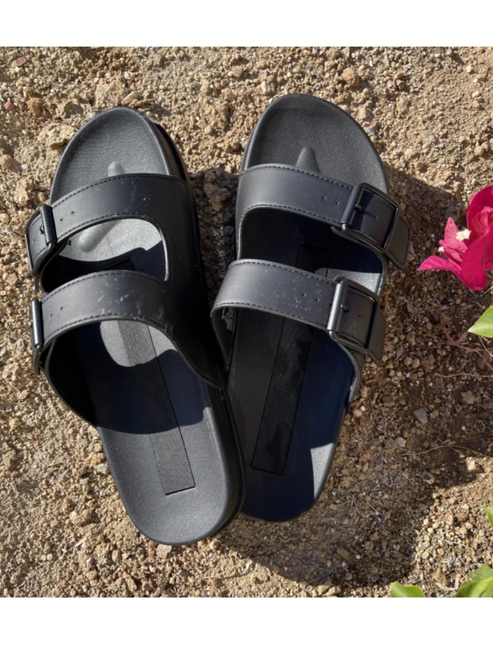 Earthing Aspen Salndal Slides Black Synthetic Birks Size 7 8